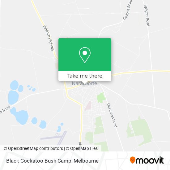 Black Cockatoo Bush Camp map