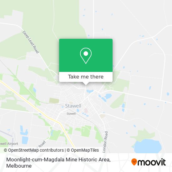 Moonlight-cum-Magdala Mine Historic Area map