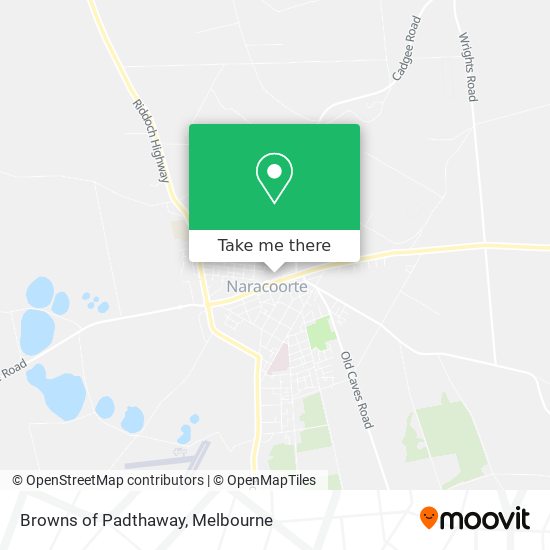 Browns of Padthaway map