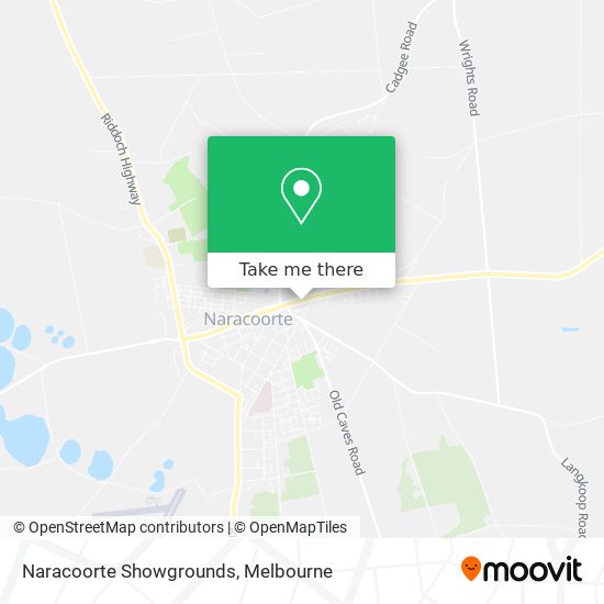 Naracoorte Showgrounds map
