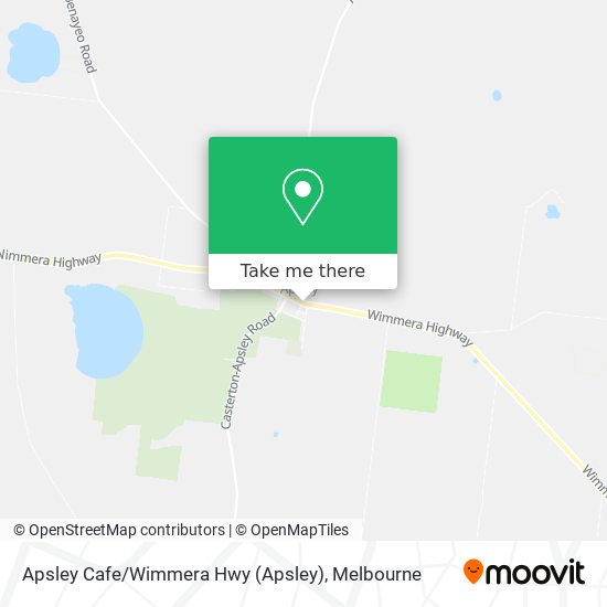 Apsley Cafe / Wimmera Hwy map