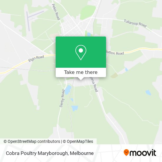 Cobra Poultry Maryborough map