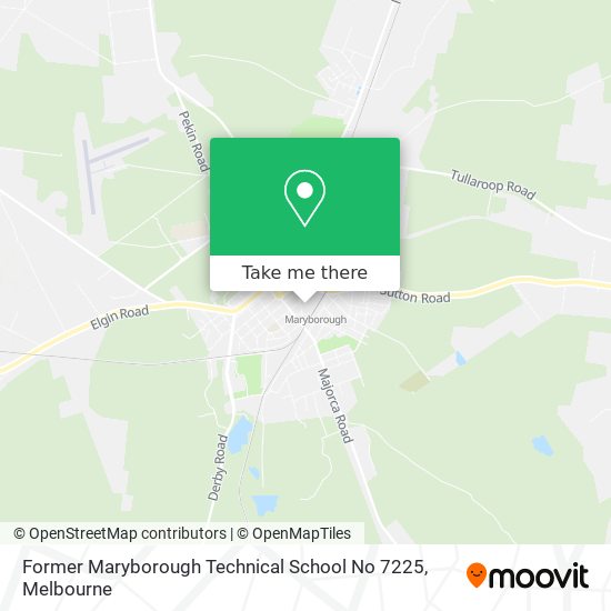 Former Maryborough Technical School No 7225 map