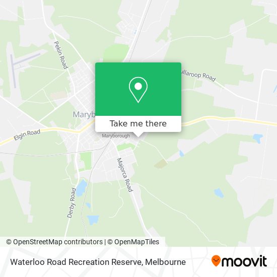 Waterloo Road Recreation Reserve map