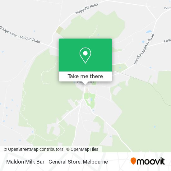 Maldon Milk Bar - General Store map