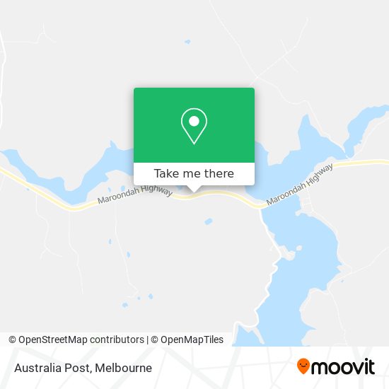 Australia Post map