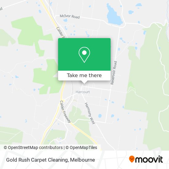 Gold Rush Carpet Cleaning map