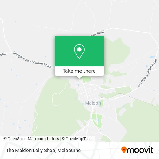 The Maldon Lolly Shop map
