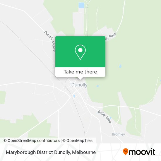 Maryborough District Dunolly map