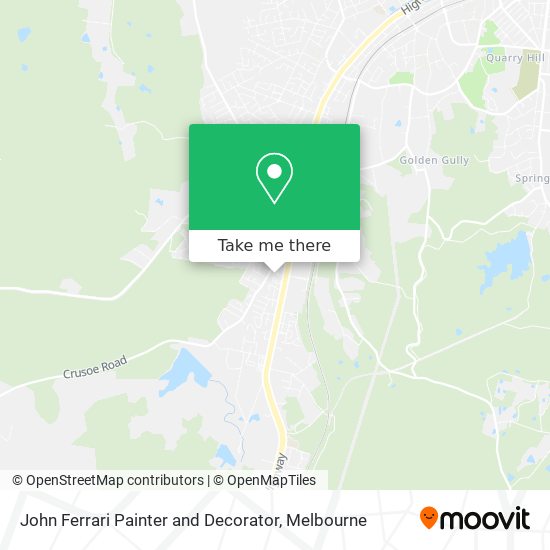 John Ferrari Painter and Decorator map
