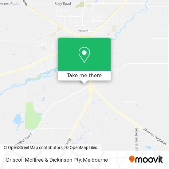 Driscoll McIllree & Dickinson Pty map