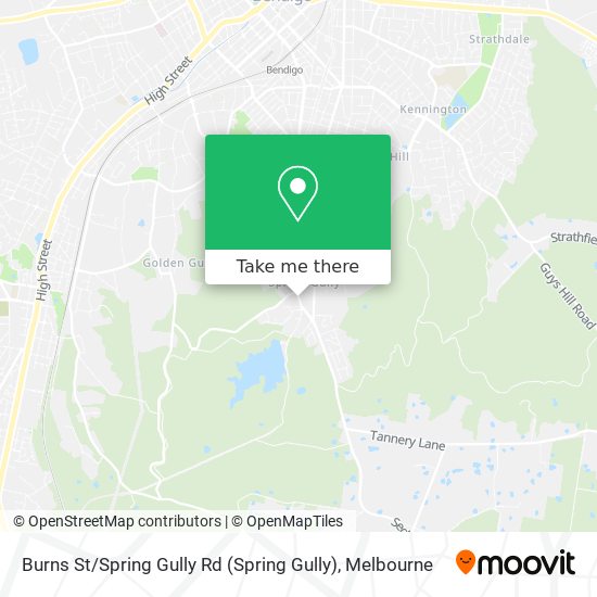 Burns St / Spring Gully Rd map