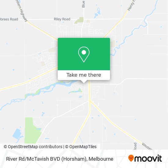 River Rd / McTavish BVD (Horsham) map