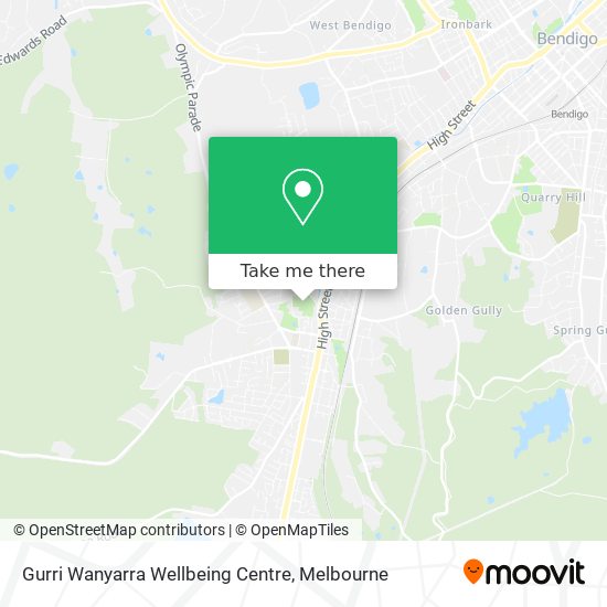 Gurri Wanyarra Wellbeing Centre map