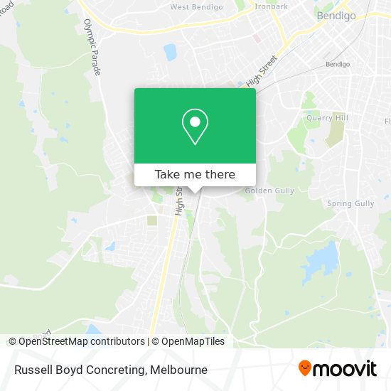 Russell Boyd Concreting map