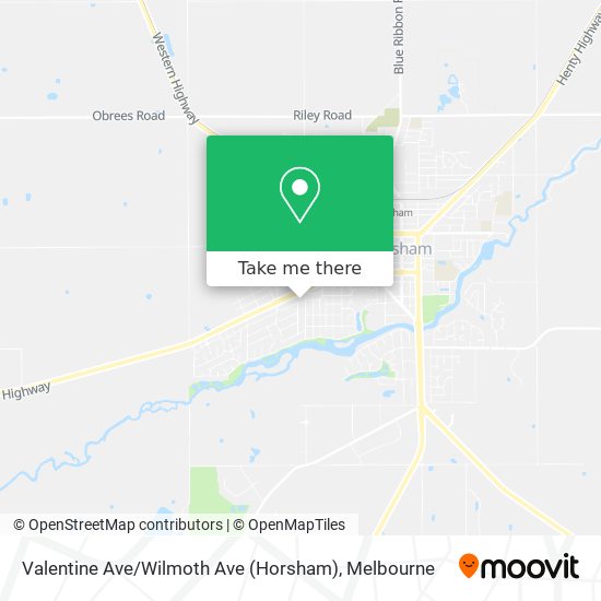 Mapa Valentine Ave / Wilmoth Ave (Horsham)