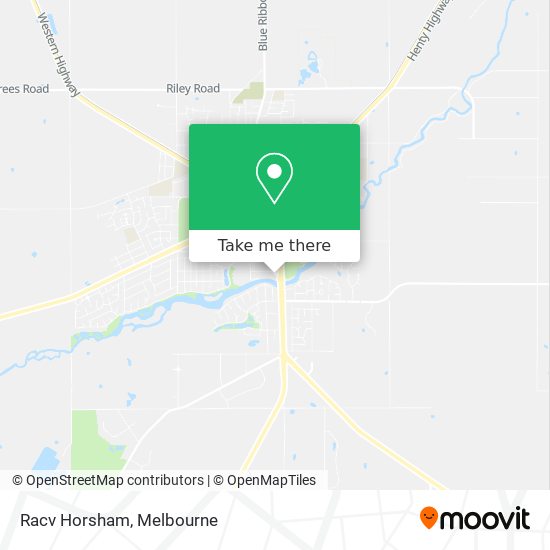 Mapa Racv Horsham