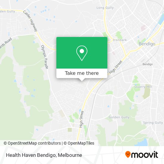 Health Haven Bendigo map