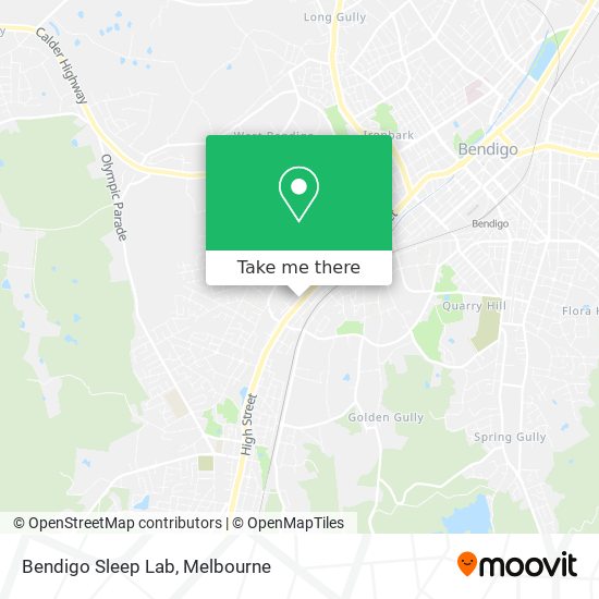 Bendigo Sleep Lab map