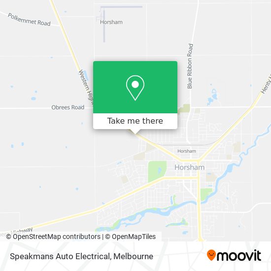 Mapa Speakmans Auto Electrical