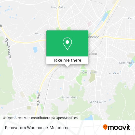 Renovators Warehouse map