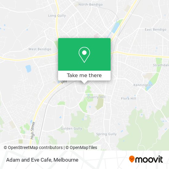 Adam and Eve Cafe map