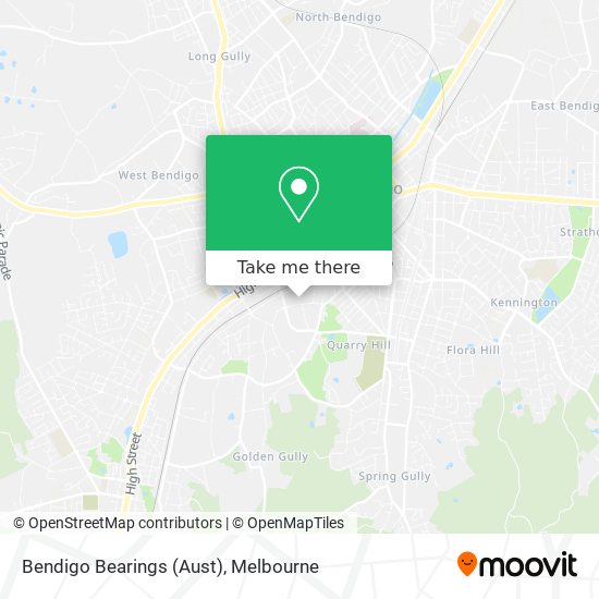 Bendigo Bearings (Aust) map