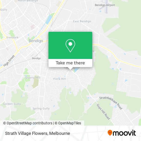 Strath Village Flowers map