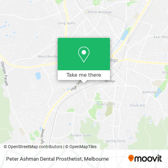 Peter Ashman Dental Prosthetist map