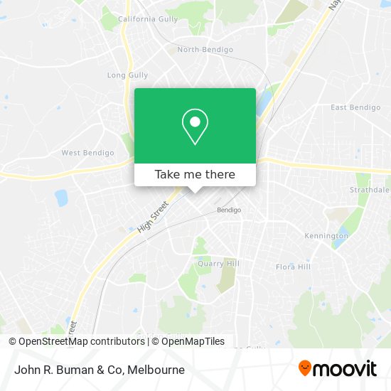John R. Buman & Co map