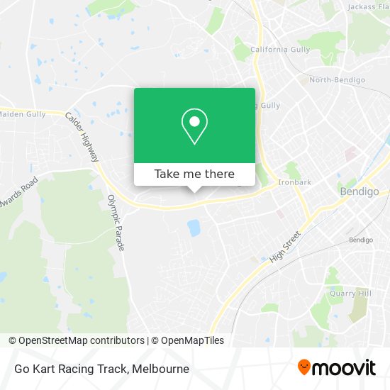 Go Kart Racing Track map
