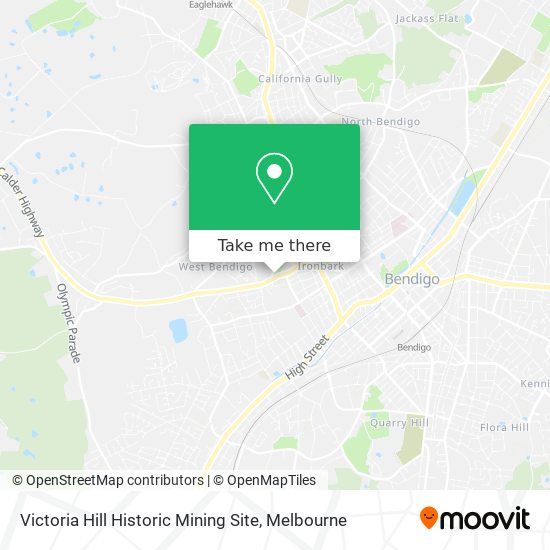 Victoria Hill Historic Mining Site map