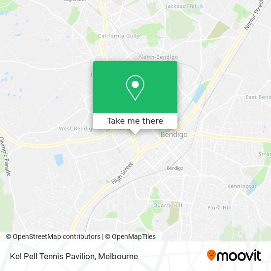 Kel Pell Tennis Pavilion map