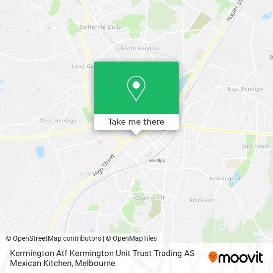 Kermington Atf Kermington Unit Trust Trading AS Mexican Kitchen map