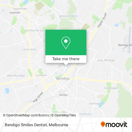 Bendigo Smiles Dentist map