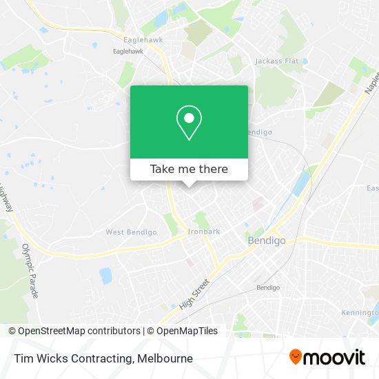Tim Wicks Contracting map