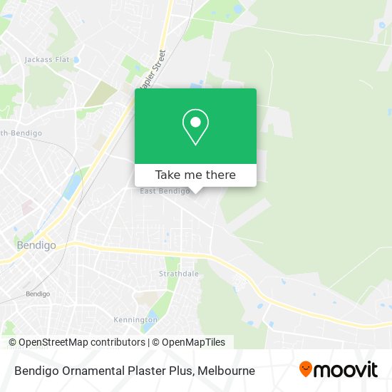 Bendigo Ornamental Plaster Plus map