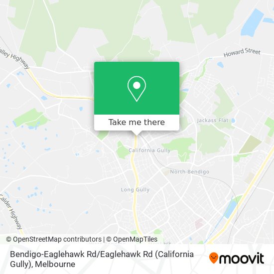 Bendigo-Eaglehawk Rd / Eaglehawk Rd (California Gully) map