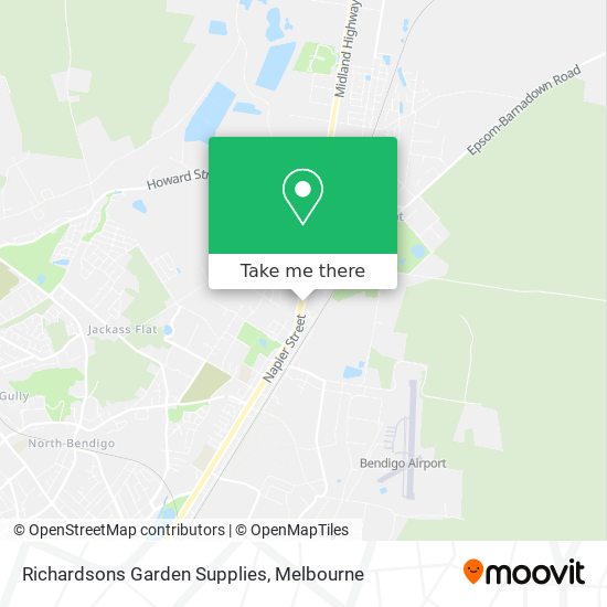 Richardsons Garden Supplies map
