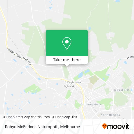 Robyn McFarlane Naturopath map