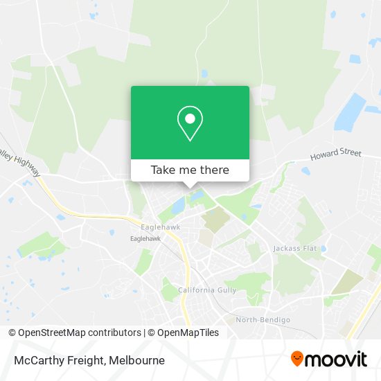 McCarthy Freight map