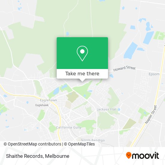 Shaithe Records map