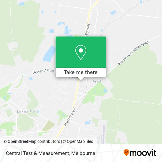 Central Test & Measurement map