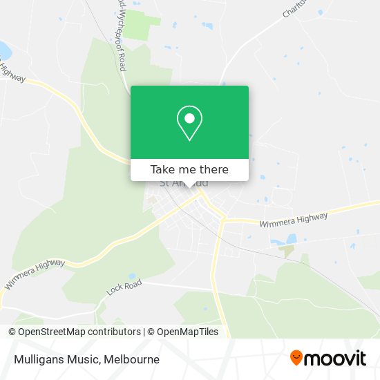 Mulligans Music map