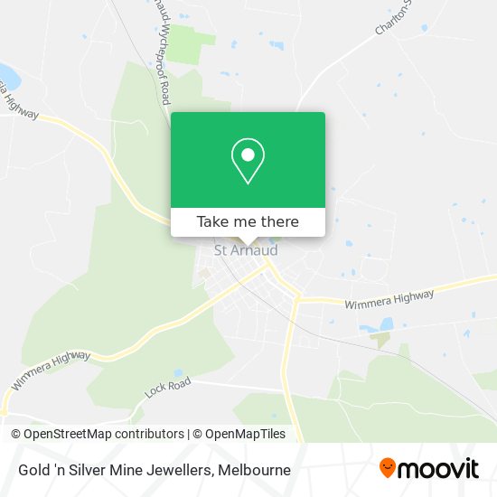 Gold 'n Silver Mine Jewellers map