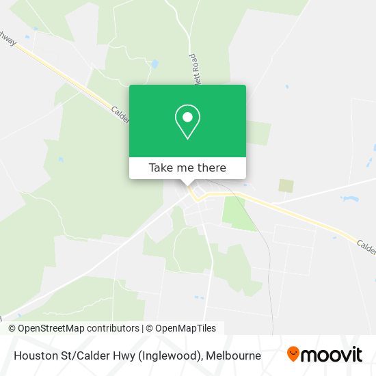 Mapa Houston St / Calder Hwy (Inglewood)