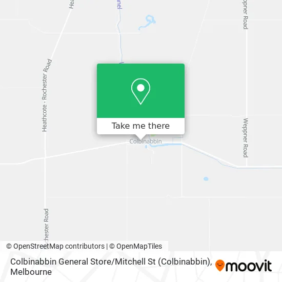 Colbinabbin General Store / Mitchell St map