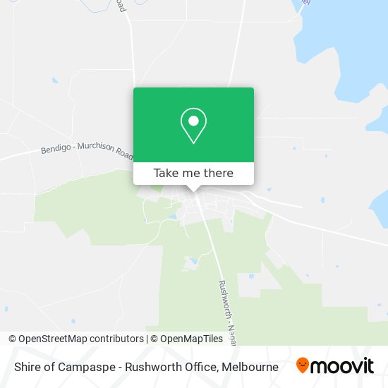 Shire of Campaspe - Rushworth Office map
