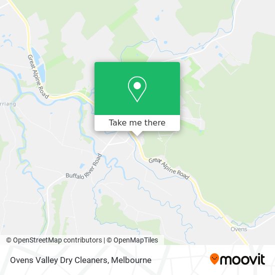 Ovens Valley Dry Cleaners map