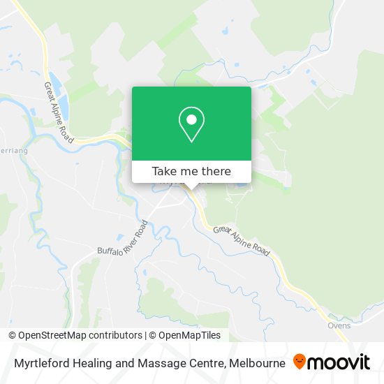 Myrtleford Healing and Massage Centre map